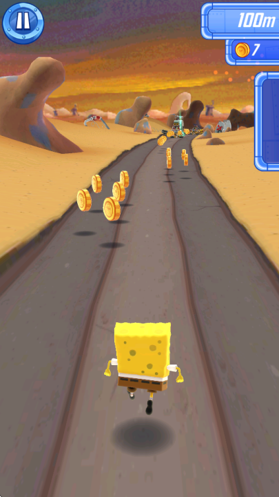 海绵宝宝跑跑海绵