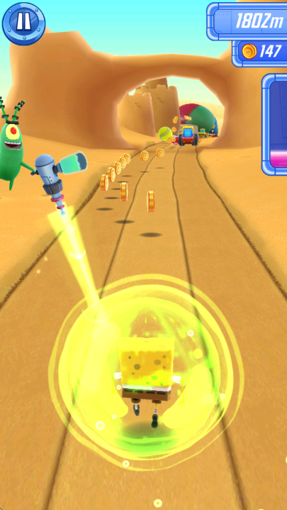 海绵宝宝跑跑海绵