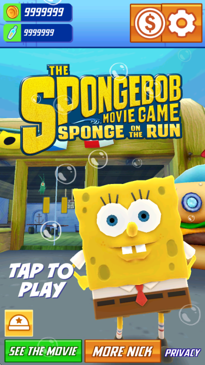 海绵宝宝跑跑海绵