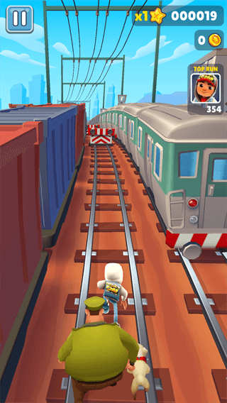 地铁冲浪者(subwaysurf)