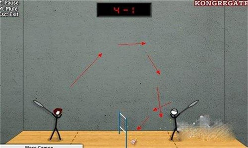 火柴人打羽毛球手游