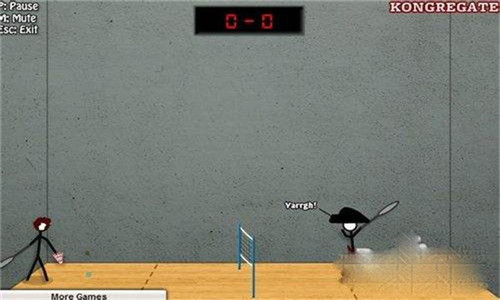 火柴人打羽毛球手游