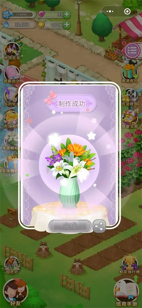 鲜花小镇无限钻石版