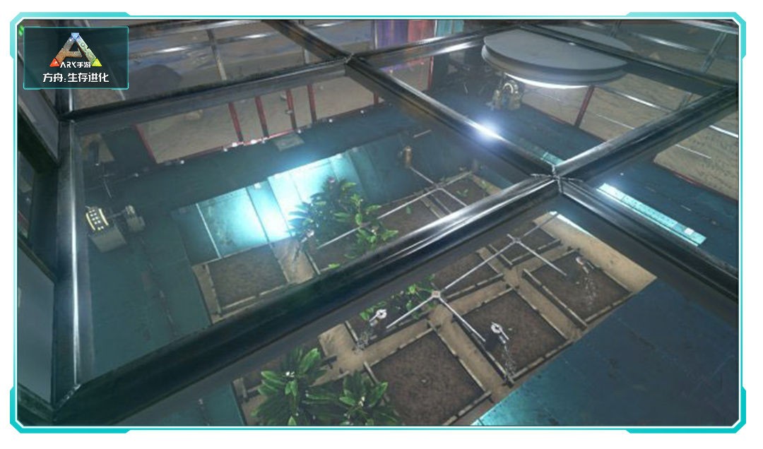 温室天花板铺设示例