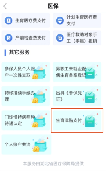 鄂汇办生育津贴申请流程图片3