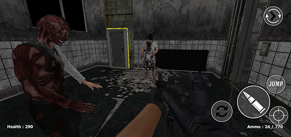 僵尸邪恶杀手6恐怖地堡怪物不攻击