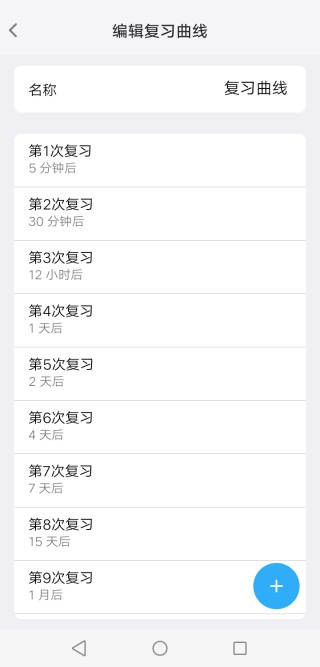 艾宾浩斯遗忘曲线记忆助手APP