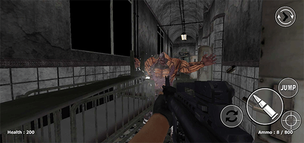 僵尸邪恶杀手6恐怖地堡怪物不攻击版本1