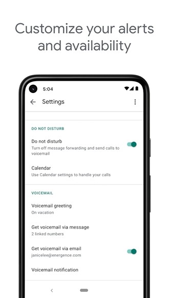 Google Voice app