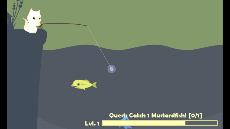 小猫钓鱼Cat Fishing