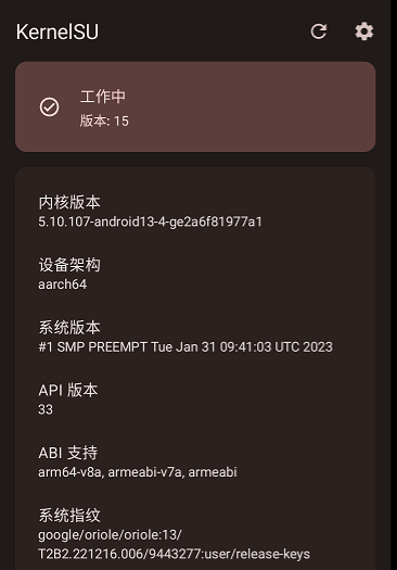 KernelSU app
