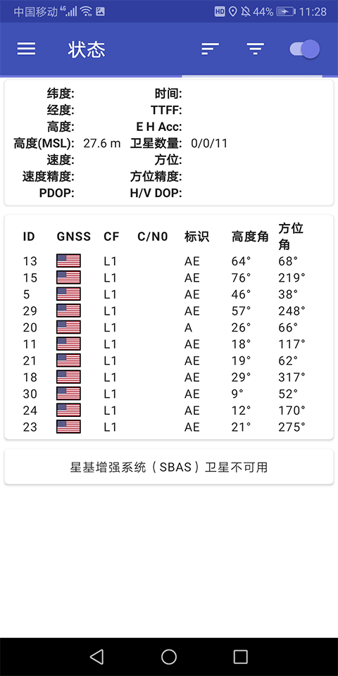 GPSTest app